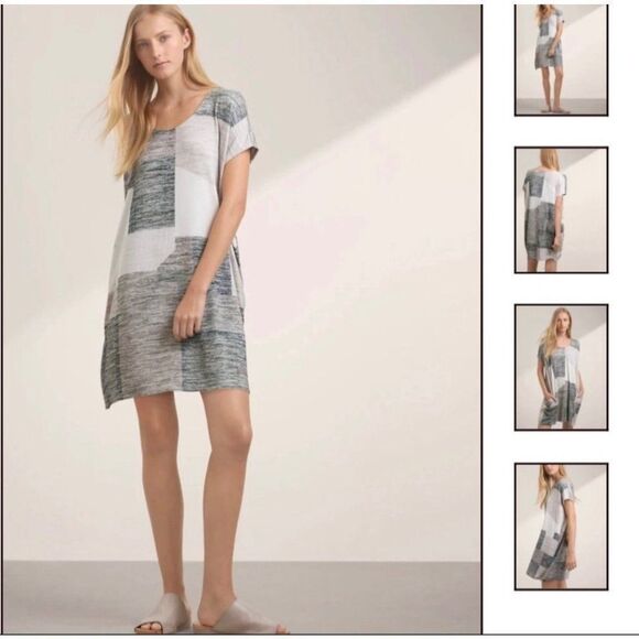 Wilfred Aritzia LORELAI Dress Shift Jersey Knit Stretch Casual Summer Sz S - Picture 15 of 16